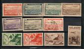 ALGERIA. Selection of ten Airs MNG and one VFU.1946-1949. - 20083 - Mixed