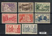 GUADALOUPE. Paris Exhibition set of 6 mint, and pair of New York Fair MNG. - 20091 - Mixed