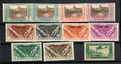 FRENCH OCEANIC SETTLEMENTS 1941 Adherence to General de Gaulle Overprints. Set of 11. Most lightly hinged but some never hinged.