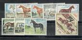 MONACO 1970 Horses. Set of 9. - 20094