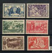 REUNION 1937 Paris Exhibition. Set of 6. Fresh and clean. - 20099 - MNG