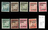 FRENCH OCEANIC SETTLEMENTS 1926 Postage Due. Set of 9. - 20100 - Mint