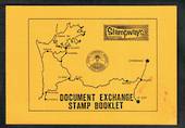 NEW ZEALAND Alternative Postal Operator Stampways 1988 Documet Exchange Stamp 30c Green. Booklet of 10. - 20109 - Cinderellas