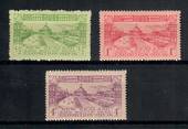 NEW ZEALAND 1925 Dunedin Exhibition. Set of 3 with hinge thin on 1d - 20117 - LHM