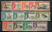 ASCENSION 1956 Elizabeth 2nd Definitives. Set of 13. - 20132 - LHM