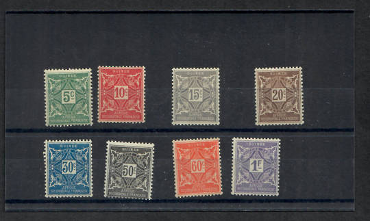 FRENCH GUINEA 1914 Postage Due. Set of 8. - 20151 - Mint