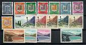 FRENCH ANDORRA 1961 Definitives. Set of 17 as originally issued. - 20152