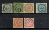 FRENCH COLONIES 1859 Definitives. Set of 6. - 20159 - Used