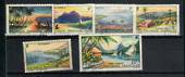 FRENCH POLYNESIA 1964 set of 6 Landscapes. Ships. - 20169 - VFU