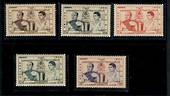 CAMBODIA 1955 Coronation. First series. Set of 5. - 20170 - UHM