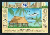 SAMOA 1984 Ausipex International Stamp Exhibition miniature sheet. - 20213 - UHM