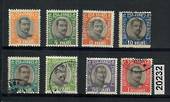 ICELAND 1921 Officials. Set of 8. Lovely fresh colours. One missing perf on top of 10aur. - 20232 - FU