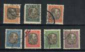 ICELAND 1902 Officials. Set of 7. Considered by my vendor to be undercatalogued and scarce. - 20246 - VFU