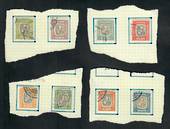 ICELAND 1907 Officials. Set of 8. Considered by my vendor to be undercatalogued and scarce. - 20250 - VFU