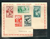MONACO 1948 Olympics. Set of 5. In a package supplied by a dealer. Labelled "Full Set". - 20263