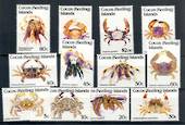 COCOS (KEELING) ISLANDS 1992 Crabs. Set of 12. - 20275 - UHM