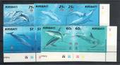 KIRIBATI 1998 Whales and Dolphins. Set of 8 in joined pairs. - 20280 - VFU
