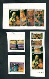 AITUTAKI 1987 Hurricane Relief Fund. Set of 11 except for SG 568 (cv £5). - 20294 - UHM