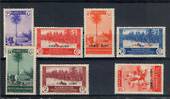 CAPE JUBY 1935 Definitives. Perf 13½. Set of 6 and the Express. Very lightly hinged. Very fine. - 20304 - LHM