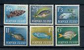 NORFOLK ISLAND 1962 Fish. Set of 6. - 20322 - UHM