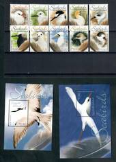 NORFOLK ISLAND 2005 Seabirds. Set of 10 and 2 miniature sheets. Cpmplete. - 20337 - UHM