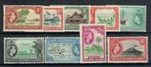 SOLOMON ISLANDS 1963 Elizabeth 2nd Definitives. Set of 9. Block watermark. - 20338 - UHM