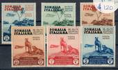 SOMALIA 1934 Second International Colonial Exhibition Airs. Set of 6. - 20358 - Mint