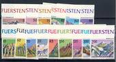 LIECHENSTEIN 1989 Definitives Mountains. Set of 15. - 20360 - UHM