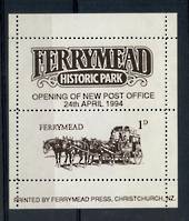 NEW ZEALAND 1994 Opening of the New Ferrymead Historical Park Post Office. - 20392 - UHM
