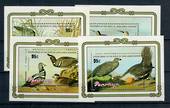 PENRHYN 1985 Birth Bicentenary of John J Audubon. Set of 4 miniature sheets. - 20420 - UHM