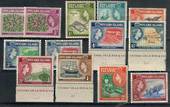 PITCAIRN ISLANDS 1957 Elizabeth 2nd Definitives. Set of 12. - 20421 - LHM