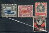 KENYA UGANDA TANGANYIKA 1938 George 6th Definitives. Four high values. Priced to retail at $NZ65.00 $US29.25. - 20424 - MNG