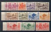 NEW HEBRIDES 1953 Definitives. Set of 11. - 20433 - UHM