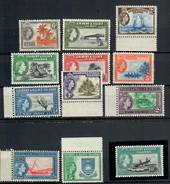 GILBERT & ELLICE ISLANDS 1956 Elizabeth 2nd Definitives. Set of 12. - 20440 - UHM