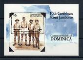 DOMINICA 1994 Scouts. Miniature sheet Early Scout Troop. - 20456 - UHM
