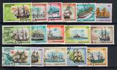 CHRISTMAS ISLAND 1972 Ships. Set of 16. - 20468 - FU