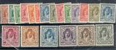 JORDAN 1943 Definitives. Set of 14. and 1947 changes of colour. Set of 6. Mostly mint never hinged including the high values. -