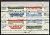 RUSSIA 1985 Railway Locomotives and Rolling Stock. Miniature sheet. - 20472 - UHM