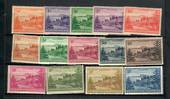NORFOLK ISLAND 1947 Definitive Set of 14. Reasonable condition especially the 3d Green and 2/- Blue. - 20508 - Mint
