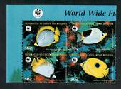 MICRONESIA World Wildlife Fund Fish. Block of 4. - 20519 - UHM