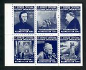 GREAT BRITAIN CINDERELLA St Georges Cathedral Reconstruction Fund miniature sheet.  MNH - 20520 - UHM