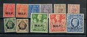 MEF 1943 Geo 6th Definitives. Set of 11. - 20537 - Mint