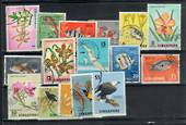 SINGAPORE 1962 Definitives. Set of 16. Commercially used. - 20577 - Used