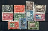 KEDAH 1957 Definitives. Set of 11. - 20580 - Mint