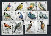 AITUTAKI 1981 Birds Part set to the 12c pair. - 20597 - UHM