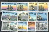 PITCAIRN ISLANDS 1988 Ships. Set of 12. - 20618 - UHM