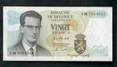 BELGIUM 1964 Banknote 20 francs. - 20624 -