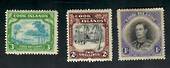 COOK ISLANDS 1938 Definitives. Set of 3. - 20635 - Mint