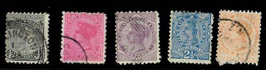 NEW ZEALAND 1882 Victoria 1st Second Sidefaces. Set of 10. Excellent copies. - 20650 - FU