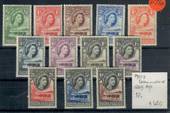 BECHUANALAND 1955 Elizabeth 2nd Definitives. Set of 12. - 20766 - UHM